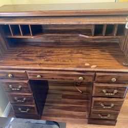 Wooden Secretary Desk
