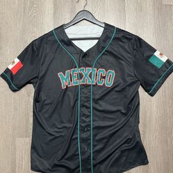 Custom Mexico Black Baseball Jersey 