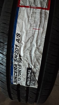 New Set Of 215/70/15 Flaken