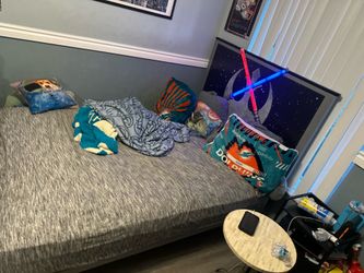 Bed with light