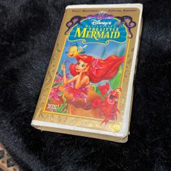 Little Mermaid VHS 1989 Masterpiece Collection 