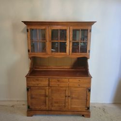Maple Brown China Cabinet.