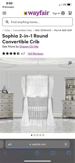 Baby round crib