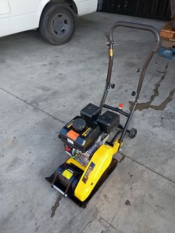 Stark USA 7.0HP 5000VPM 5500MAX Gas Vibration Compaction Force 20 x 14 inch Concrete Plate Compactor with Built-in Wheel