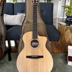 Taylor Nylon Acoustic-Electric Guitar $800