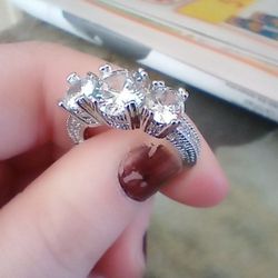 Luxury Women Fashion Wedding Ring Size 7