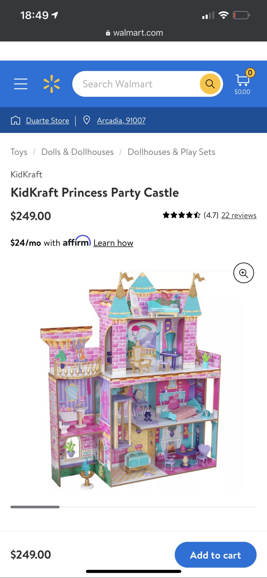 Kidkraft Princess Party Castle 4.8(8) 