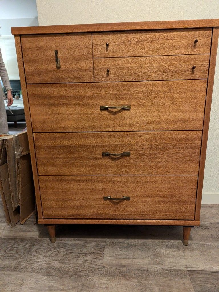 MCM Solid Wood Stand Up Dresser
