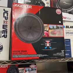 Kicker 12” Subwoofer 1000w Brand New