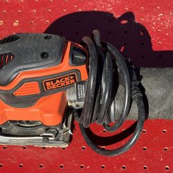 BLACK + DECKER Orbital Sander With Paddle Switch Actuation, 2 Amp, 1/4 Sheet BDEQS300