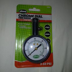 Slime Chrome Dial Tire Guage 