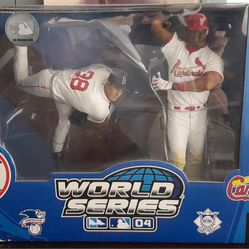 McFarlane 2004 World Series Albert Pujols vs Curt Schilling
