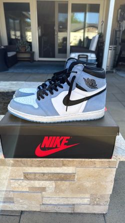 University Blue Jordan 1 Retro High, Size 14