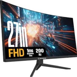 Sky tech gaming pc with 27 inch monitor