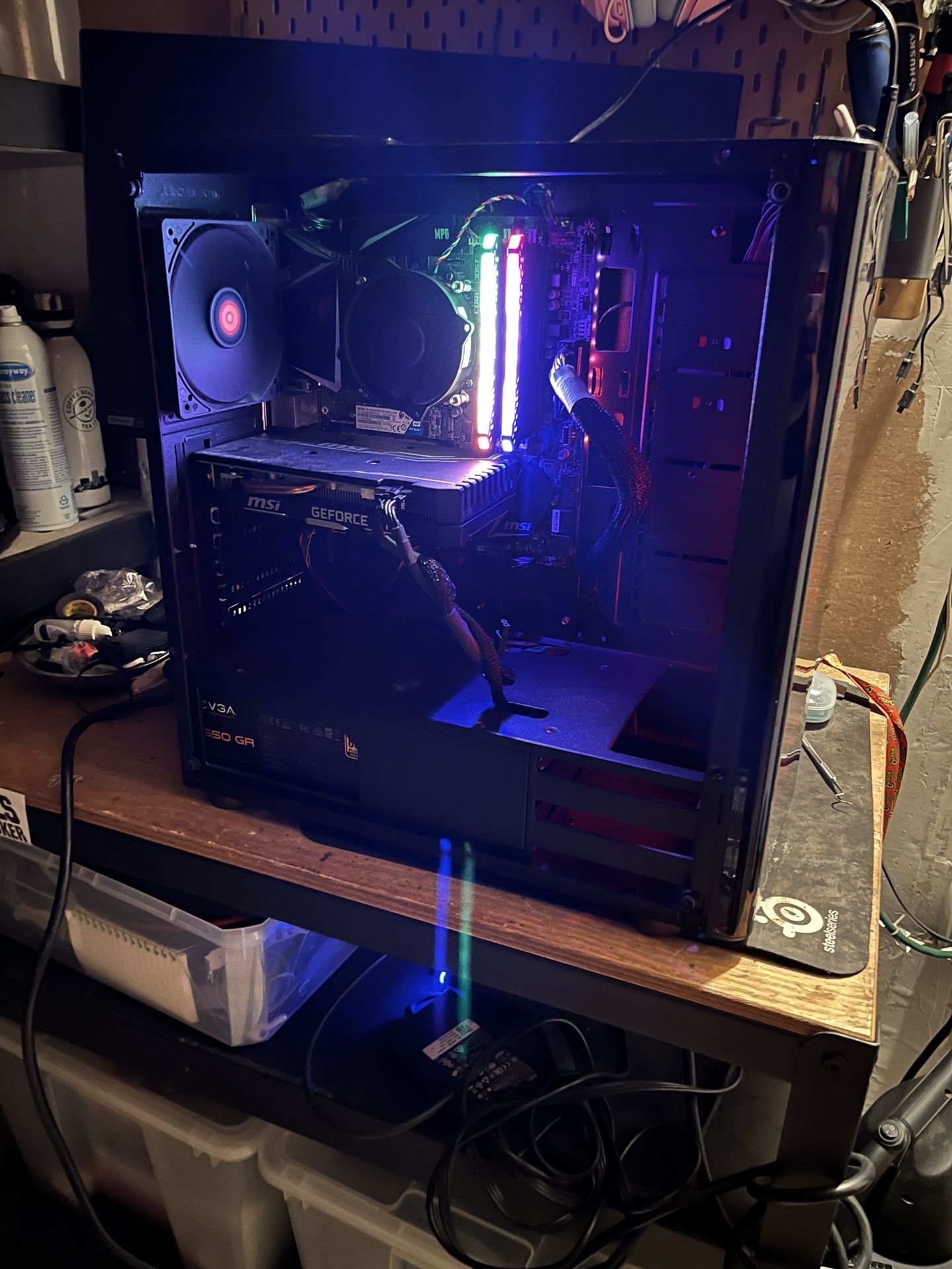 Intel I5 8400 GTX 1660 Super 6Gb RGB Gaming PC And Monitor Bundle