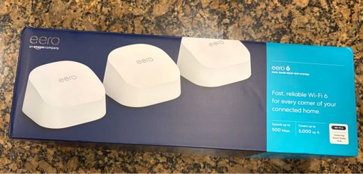Eero 6 Dual-Band Mesh Wi-Fi System 3-Pack