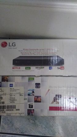 LG Wireless Streaming blie ray disc dvd player