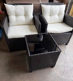 3 piece patio set