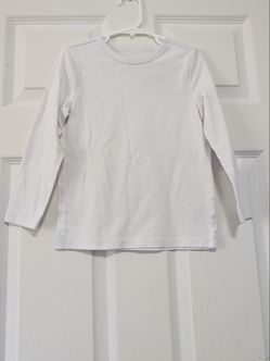 wonder nation White Long-Sleeve Kids Tee Zise 5t
