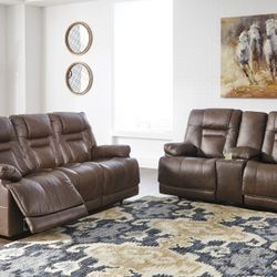 Wurstrow Umber Power Reclining Living Room Set

