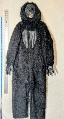 Gorilla Ape Costume Kids XL or Adult Small