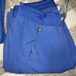 Ceil Blue Regular Zamora Joggers - XXS