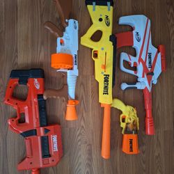 Fortnite Nerf Guns Lot Of 5