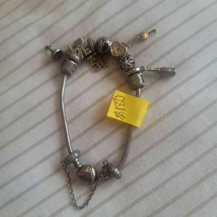 Pandora Original Color Silver  ( Todo Comprado En La Tienda Pandora )