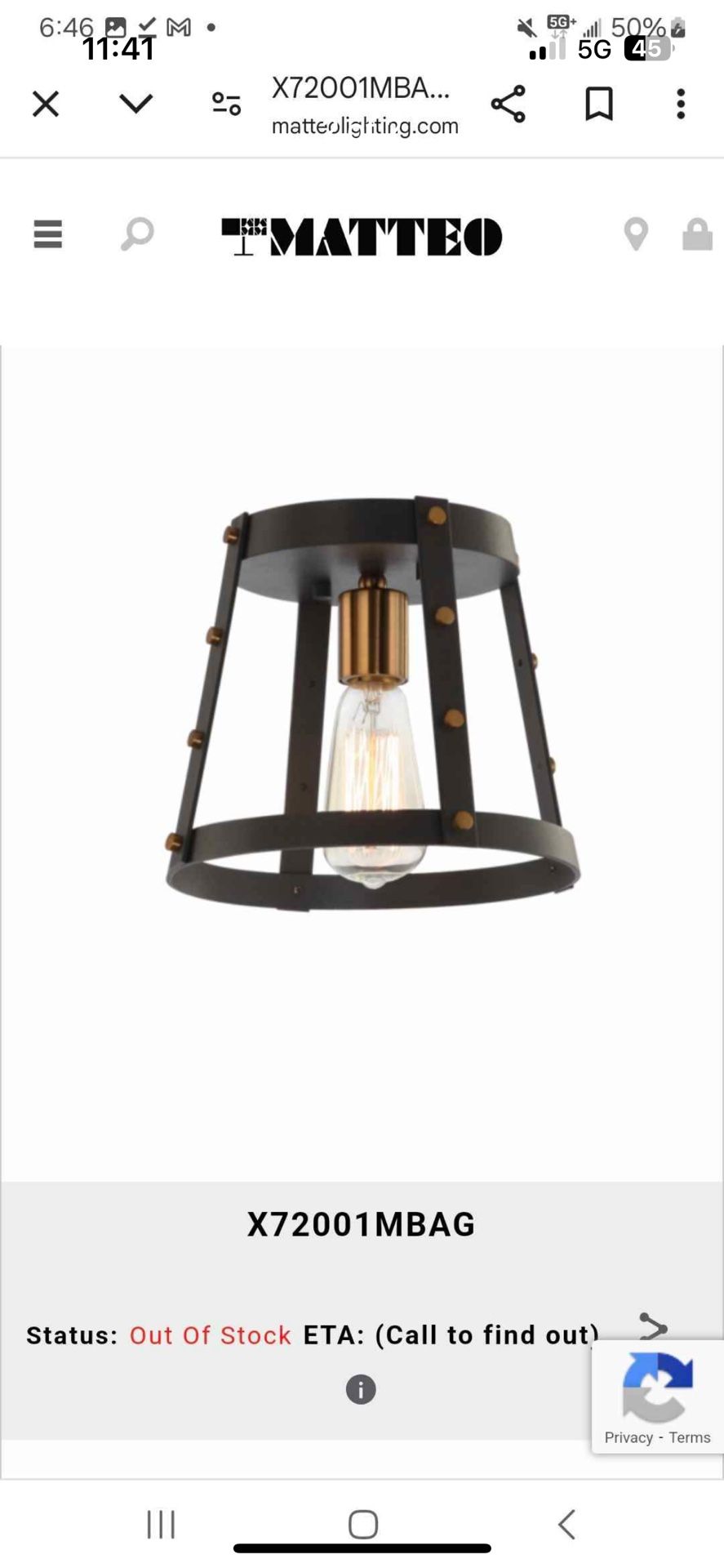 Matteo Light Fixture