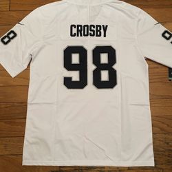 $40 Adult, Women’s and youth Black  Or White Max Crosby Las Vegas Raiders Stitched Jersey Also Have Bowers,Jeanty Crosby And Smith 