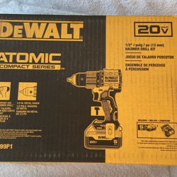 Dewalt 20V MAX Atomic 1/2 Hammer Drill Kit