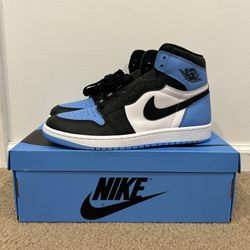 Jordan 1 High “UNC Toe” Size 9.5 Brand New