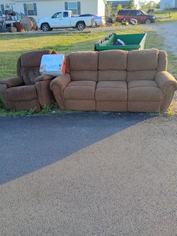 Free reclining couch, recliner, and printer