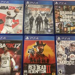 PS4 Games!