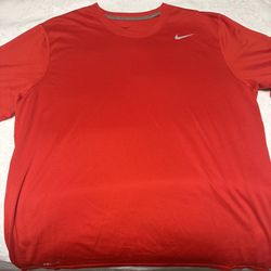 Nike Red DriFit T Shirt XL