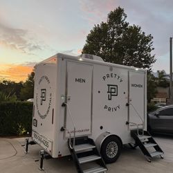 Restroom trailer for parties & events