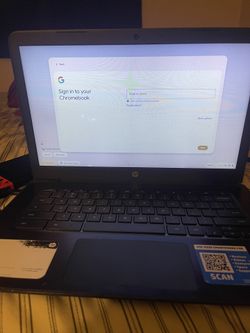 Hp Chrome Book Laptop.