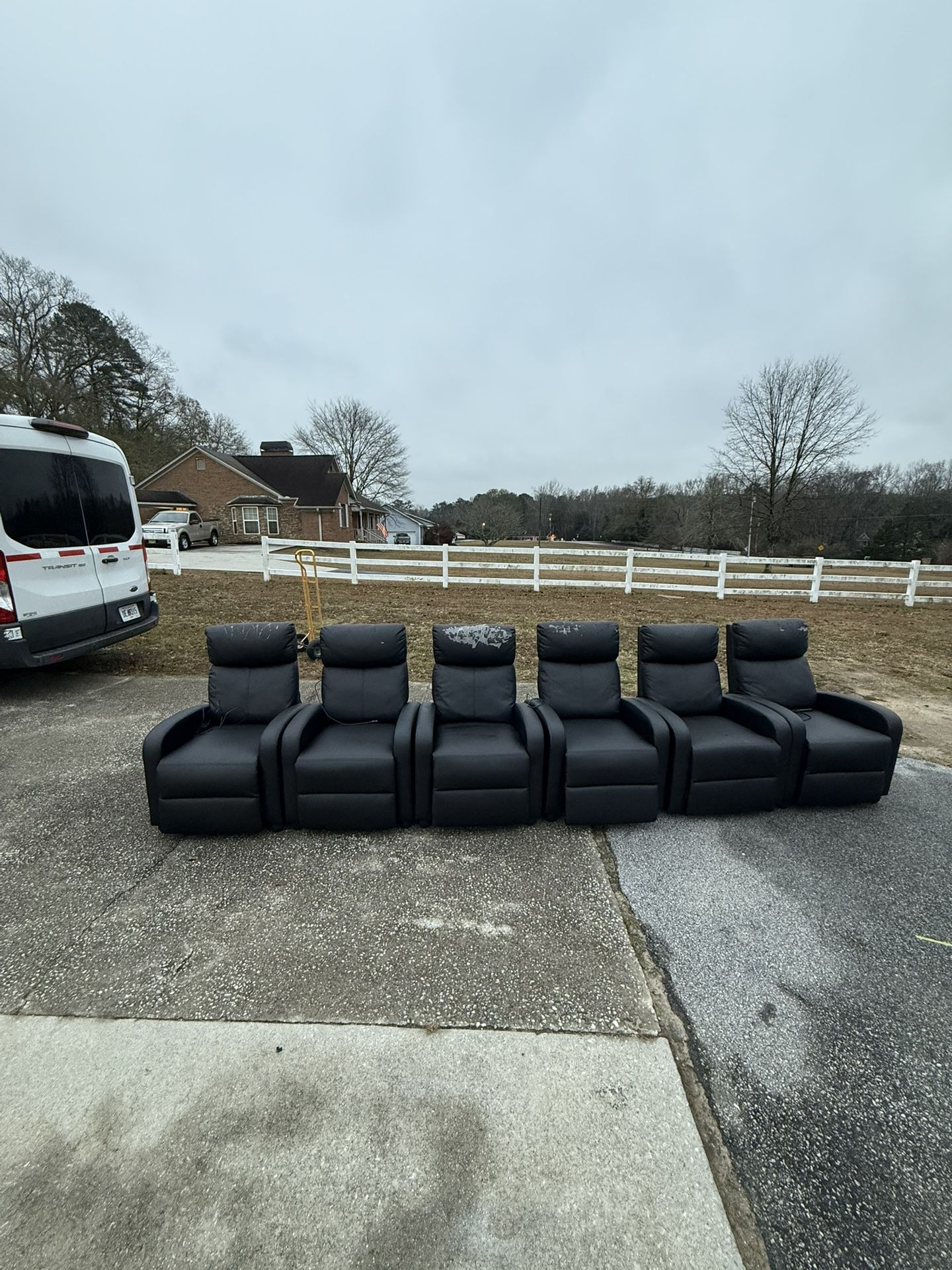 Black Manual Recliners 