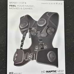 The Woojer vest 4 gaming, VR, and music