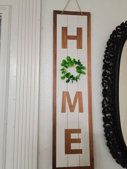 A decoration sign is beautiful let me know