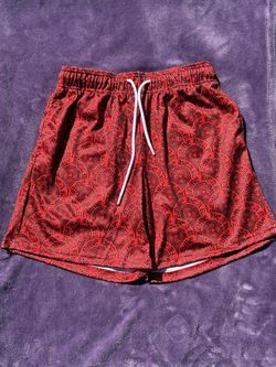 Chrome heart shorts 