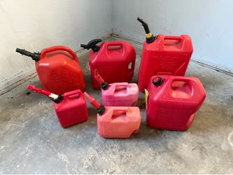7 Gas Cans Bundle