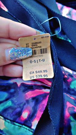 Victoria's secret duffle bag tie dye