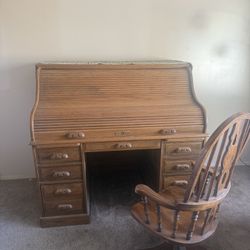 Vintage Roll top Desk