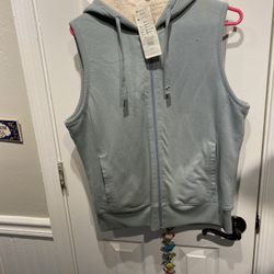 Ladies Size Large Columbia Blue Fleece Vest