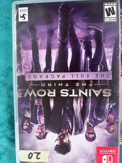Saints Row The Third Full Package Nintendo Switch