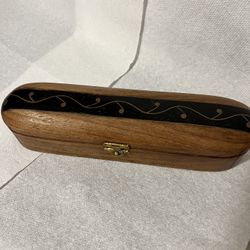 antique inlaid knife box