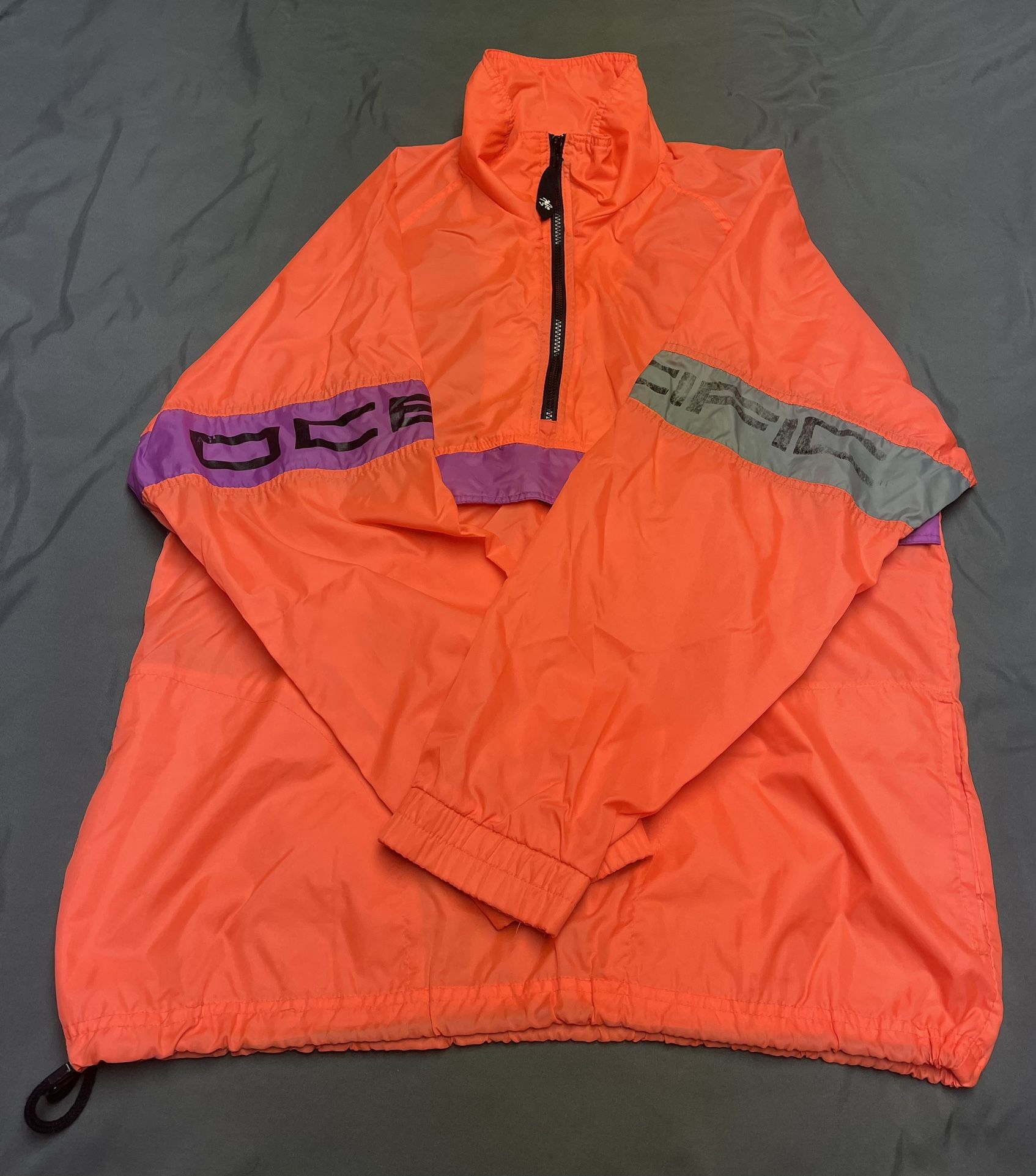 Men’s Vintage Ocean Pacific Jacket Windbreaker - Size XL-XXL (READ DESCRIPTION)