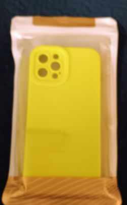 iPhone 15 Pro Max Neon Yellow Shockproof Liquid Silicone Case Phone Cover