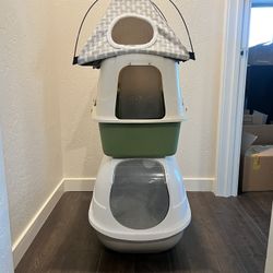 Cat Litter Boxes & Bed